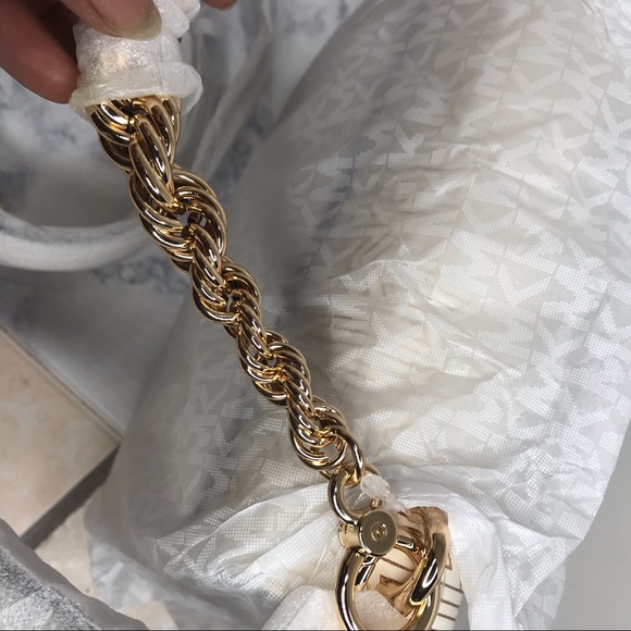 MK Michael Kors Mott metalllic Deco chain bag - Picture 4 of 5